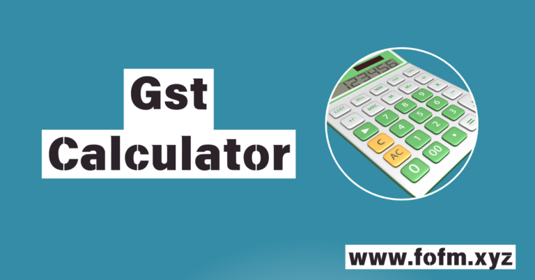 Gst Calculator